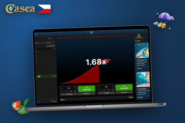Hráč nastavuje vkladový limit v Casea Casino pro zodpovědnou hru v Aviator