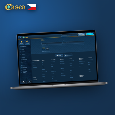 Casea Casino bankovní převod pro vyšší vkladové částky bez limitu