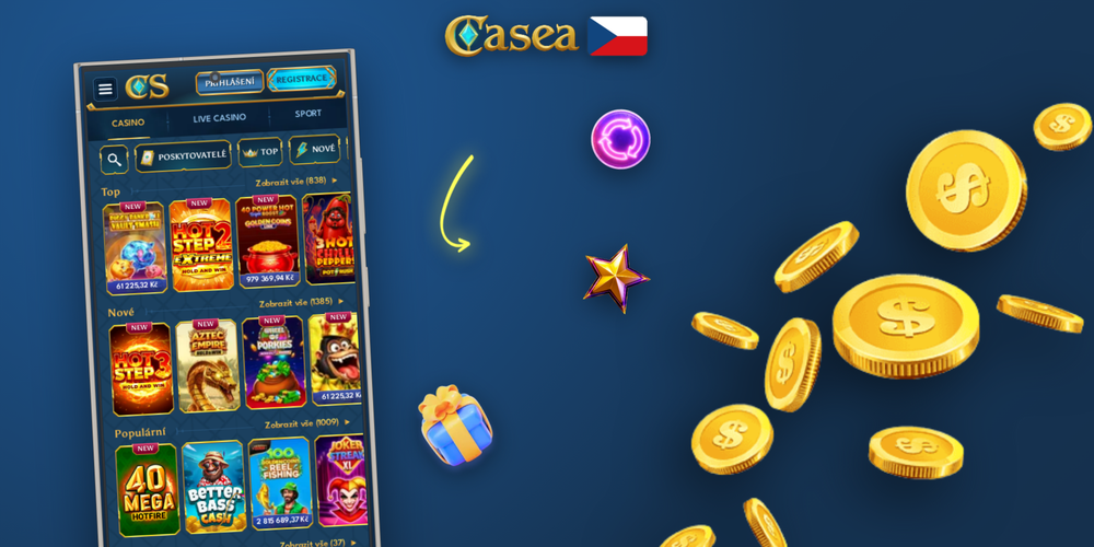 Stažení Casea Casino app přes App Store na dvou iPhonech vedle sebe