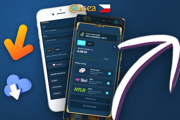 Mobilní kryptopeněženka pro minimální vklad v Casea Casino s QR kódem