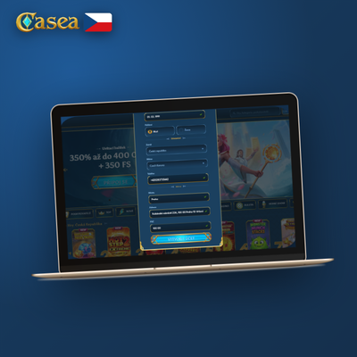 Casea Casino registrace přes telefon – ověřovací SMS kód pro mobilní hráče
