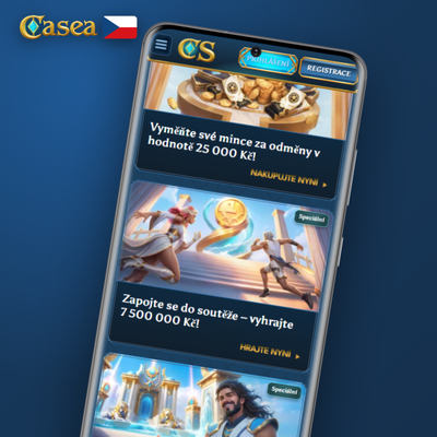 Casea Casino bonus za registraci — ikona dárkového balíčku pro nové hráče